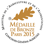 Médaille de bronze au Concours Général Agricole 2015