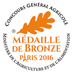 Médaille de bronze au Concours Général Agricole 2016