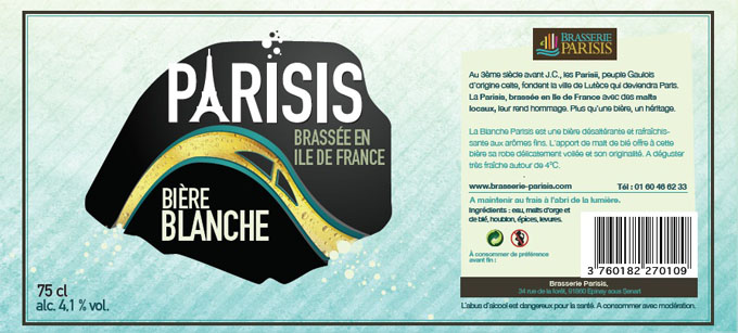 parisis blanche - biere paris