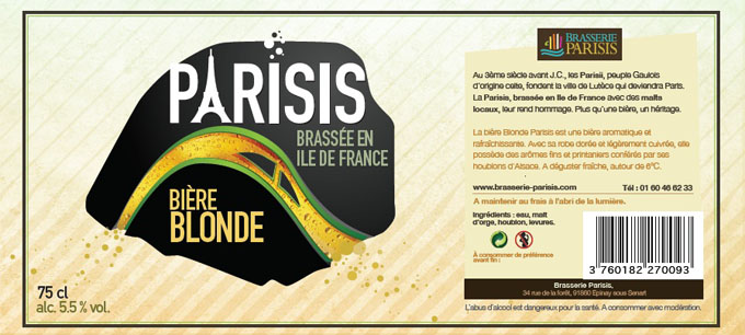 parisis blonde - biere paris