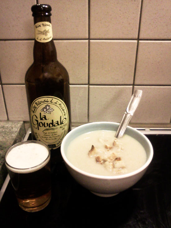 Chti soupe de chicons bière Goudale