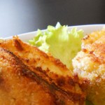 Croquettes mozarella tomates confites basilic