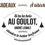papier cadeau biere original