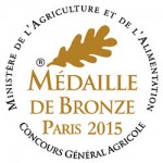 Logo Medaille bronze concours General Agricole