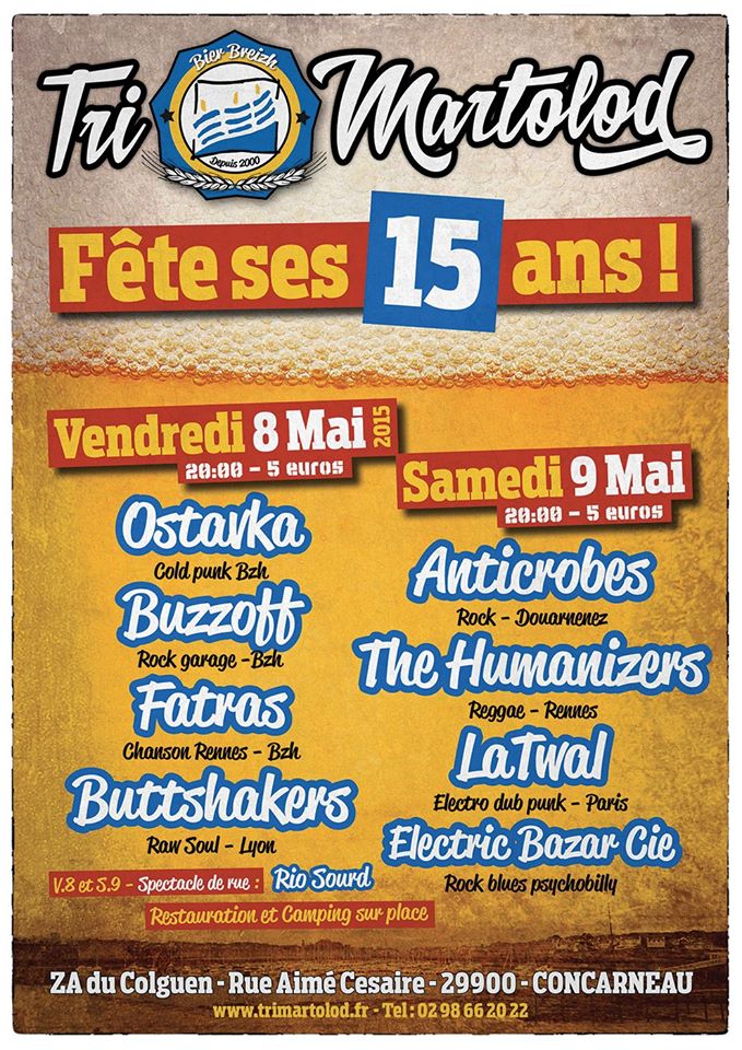 affiche anniversaire Tri Martolod 15 ans