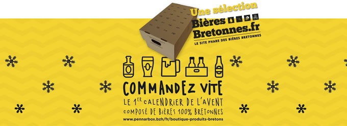 Calendrier de l'avent des bières bretonnes 2015