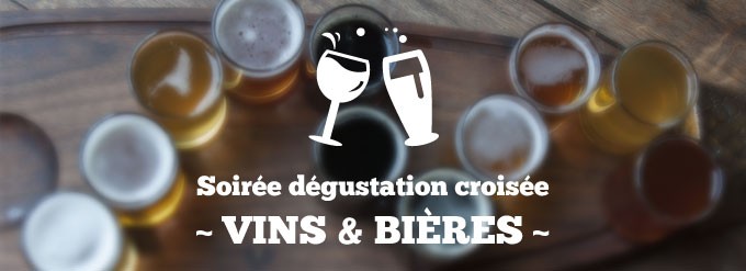 Soirée dégustation croisée vins et bières artisanales Tonnelle à Vins / Biozh