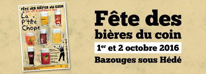 Fete des bières du coin à Bazouges sous Hédé octobre 2016