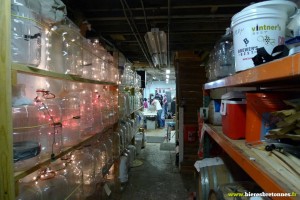 L’espace de rangement des carboys personnels