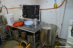 Un poste de brassage