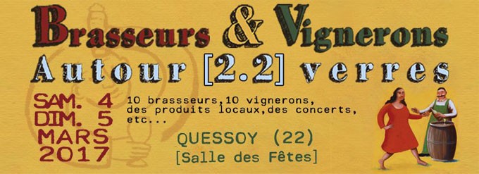Salon Autour 2 2 verres à Quessoy les 4 et 5 mars 2017