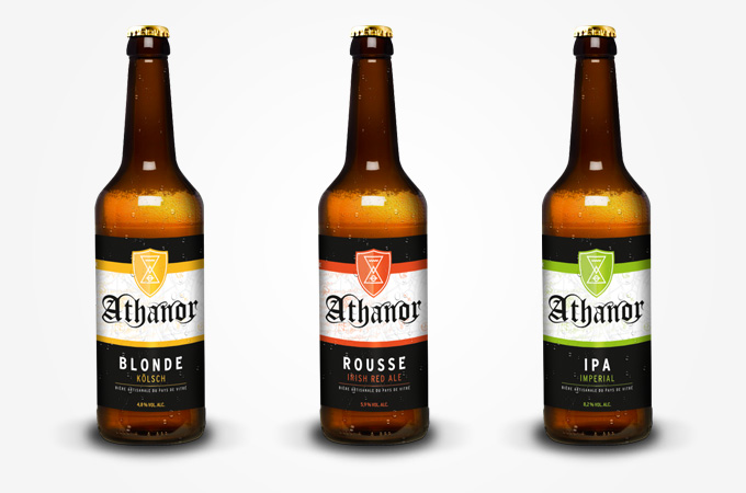 Gamme de bières Athanor