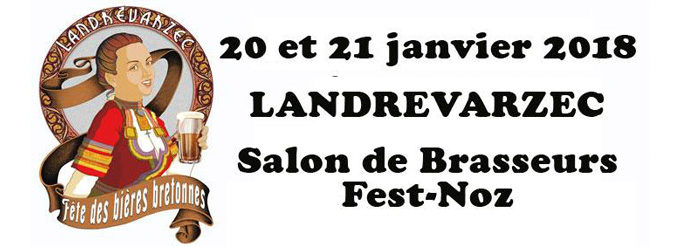 Fête des bières bretonnes de Landrévarzec Janvier 2018