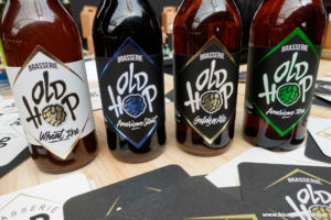 La belle gamme de bières de la Brasserie Old Hop