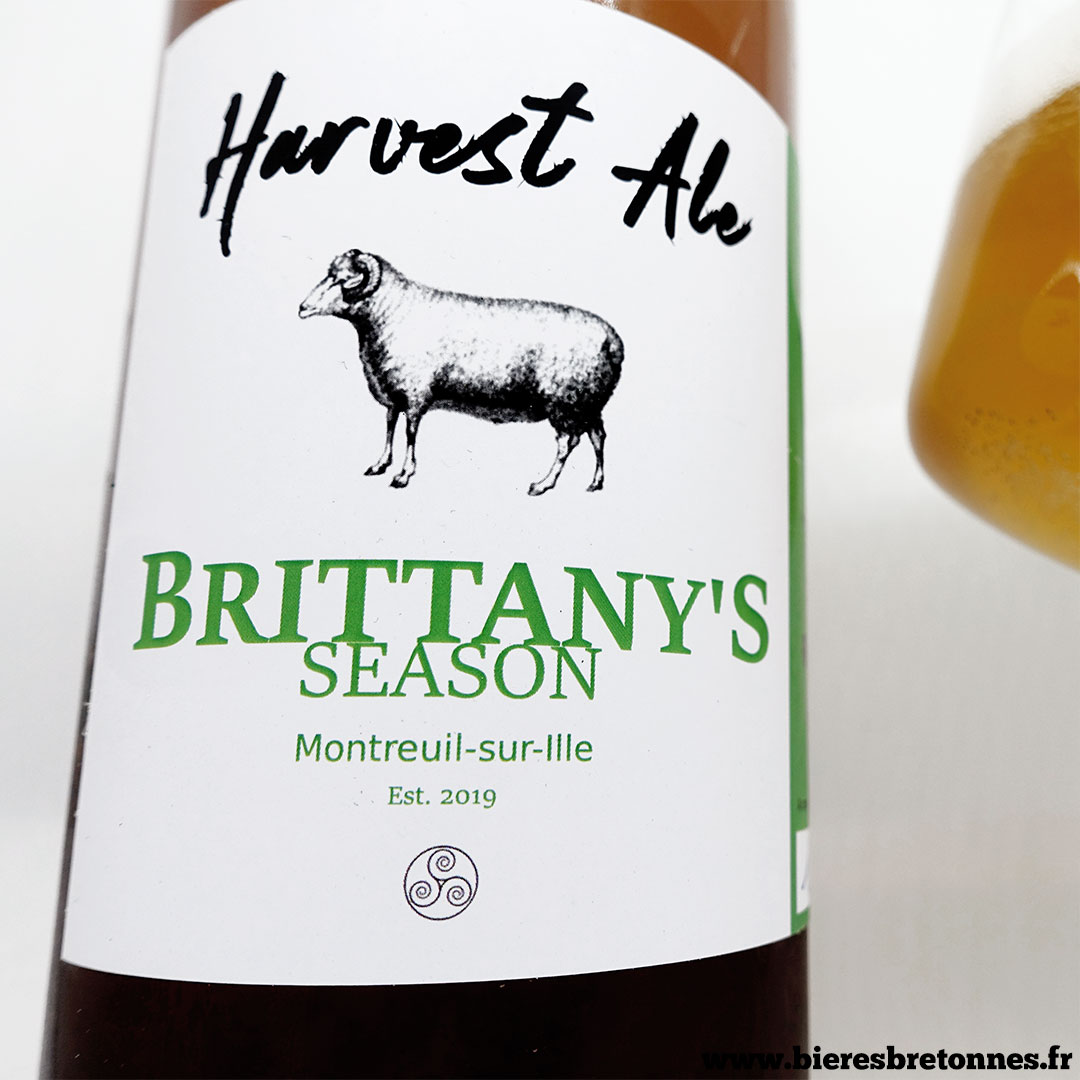 Étiquette Brittany’s Season Harvest Ale – Brasserie Brittany’s