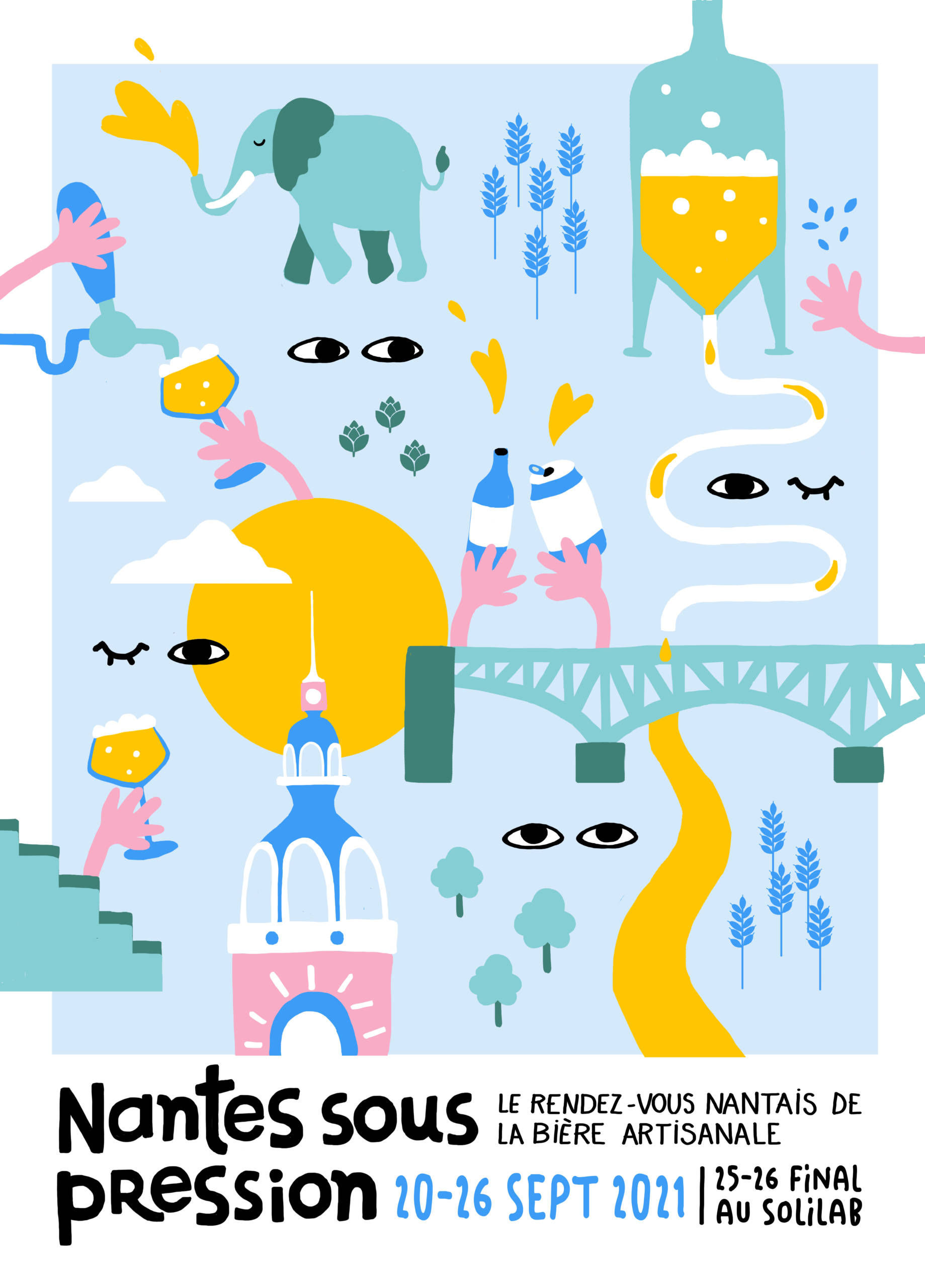 Affiche Nantes Sous Pression 2021