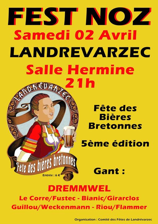 Programme de la Fête Des Bières Bretonnes 2022 de Landrévarzec