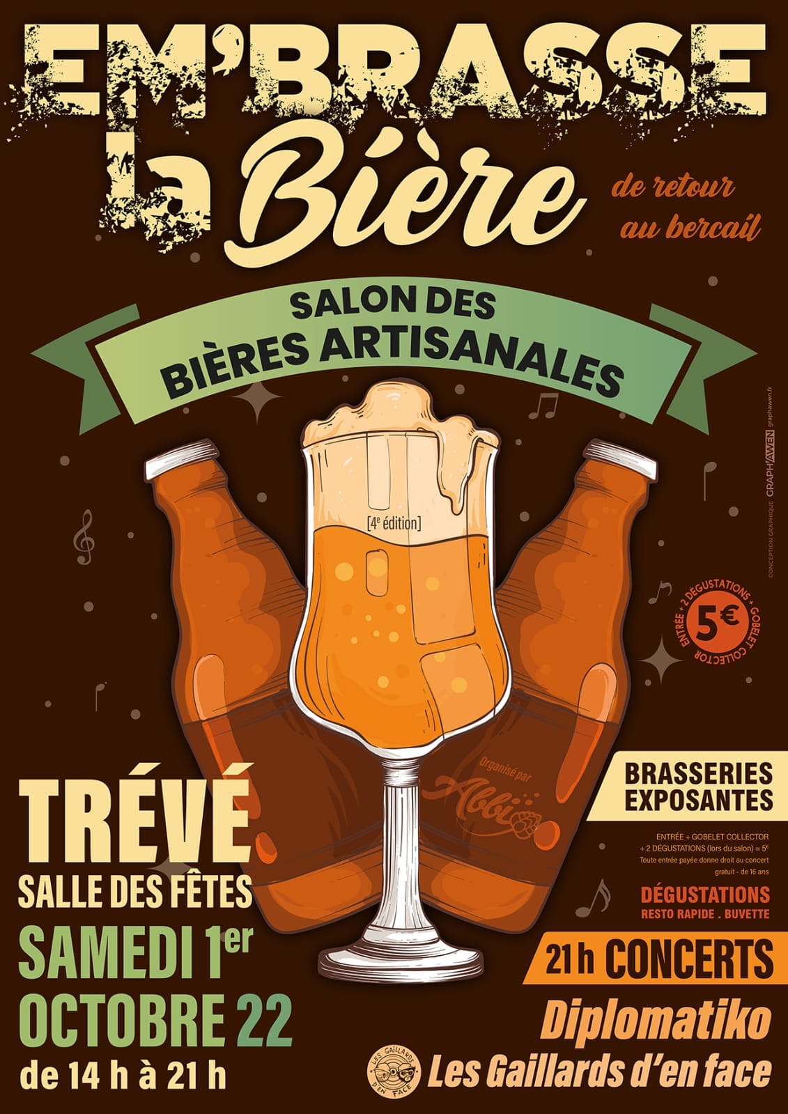 Affiche Programmation Salon Embrasse La Biere Treve Loudeac