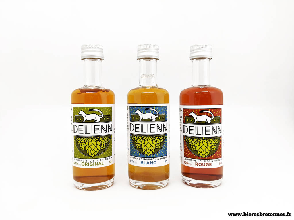 delienn original blanc rouge liqueur houblon