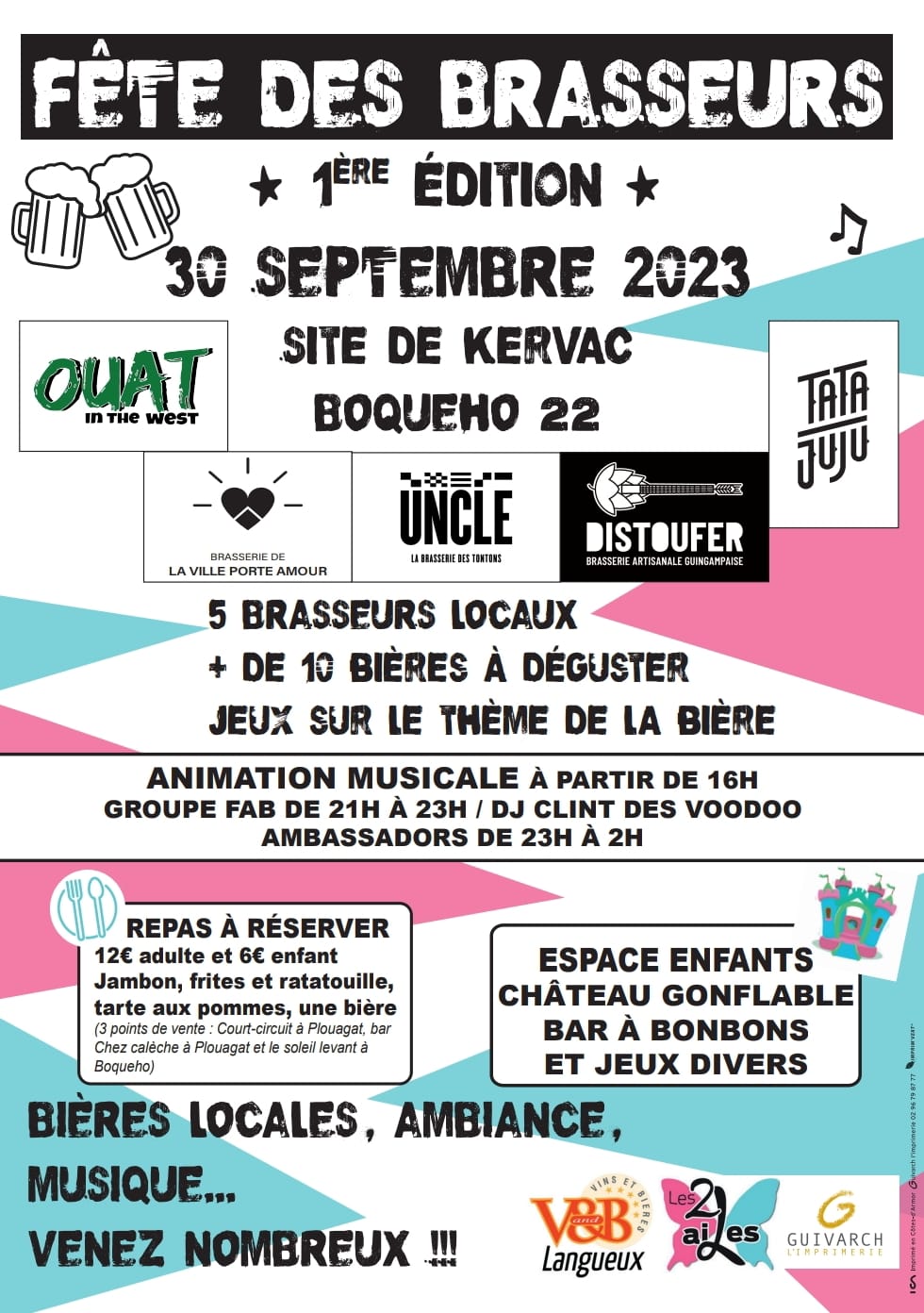 Affiche Fete Des Brasseurs De Boqueho 2023