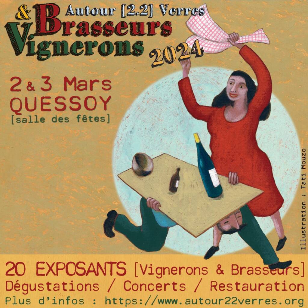 Visuel Brasseurs Vignerons Autour 2 2 Verres Quessoy 2024