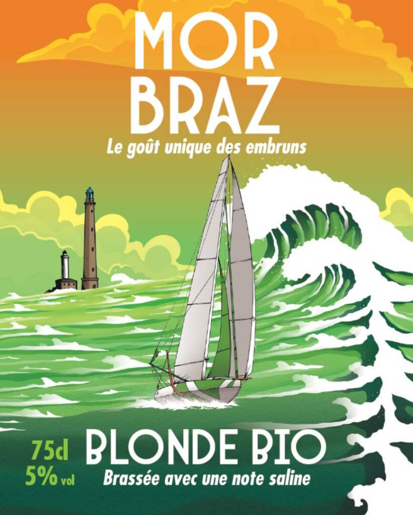 Etiquette Mb Blonde Bio 75cl
