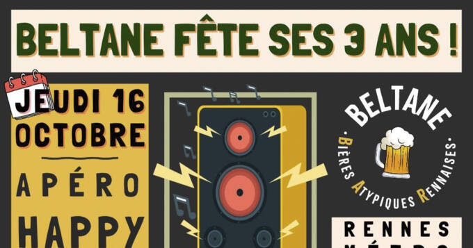 Brasserie Beltane Rennes Fete 3 Ans