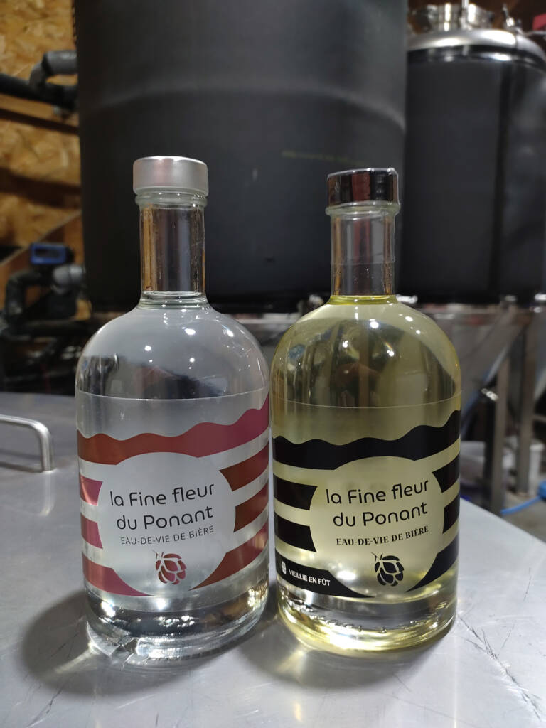 Eau de vie de bière La Fine Fleur du Ponant - Brasserie Le Grain du Ponant - Bretagne