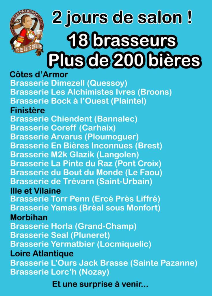 programmation fete des bieres bretonnes landrevarzec 2026