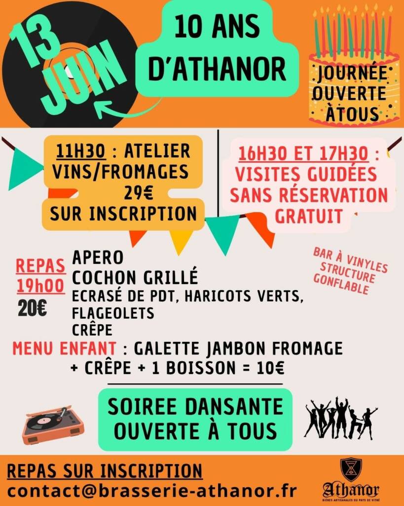 anniversaire 10 ans brasserie athanor