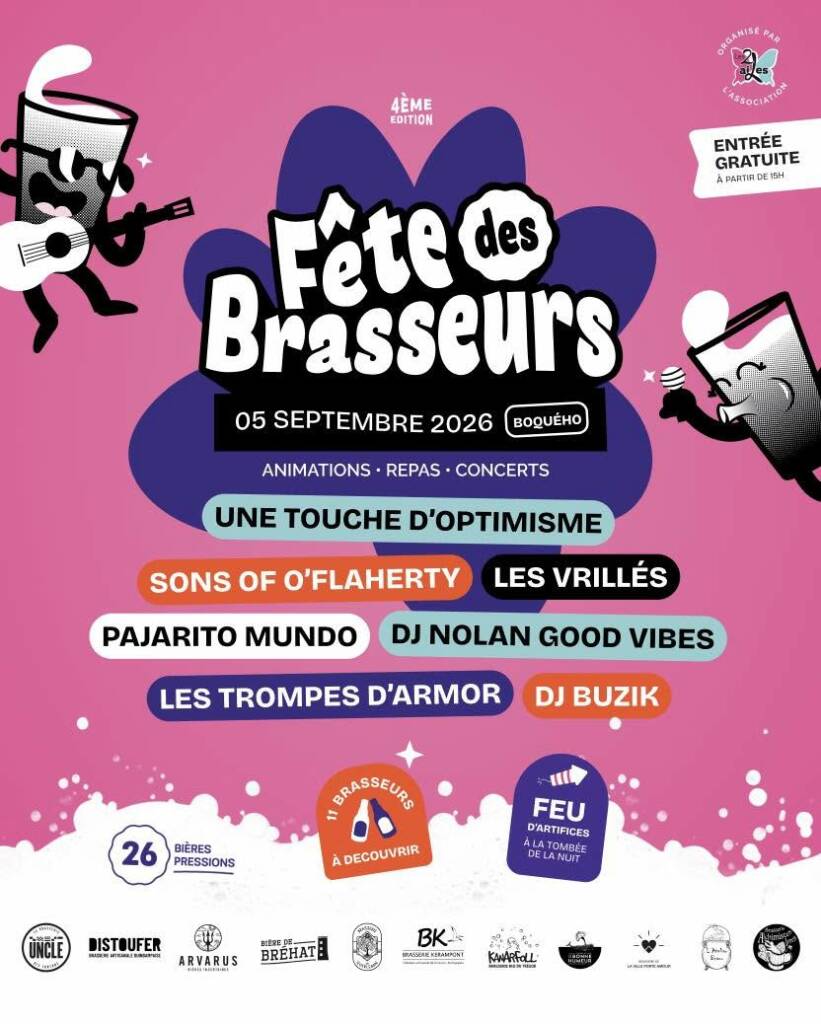 affiche fete des brasseurs boqueho 2026